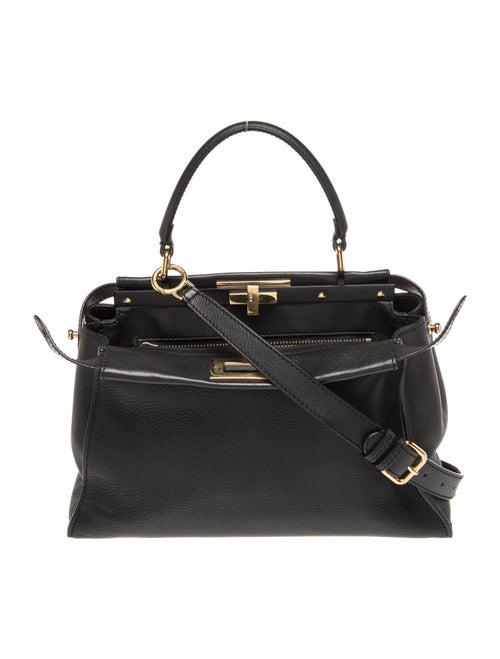 Fendi Leather Peekaboo Medium