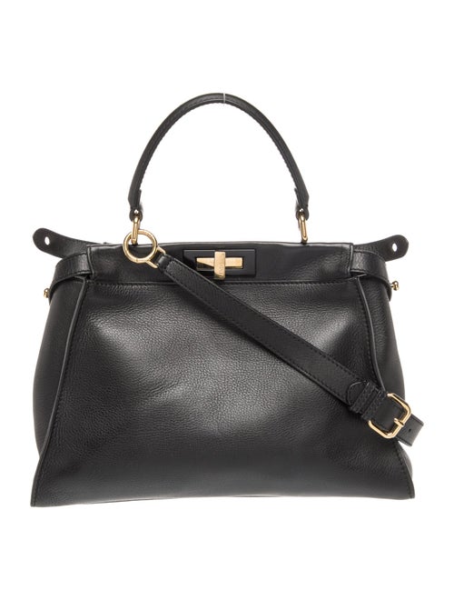 Fendi Leather Peekaboo Medium