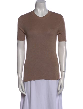Fendi Virgin Wool Crew Neck Sweater