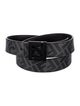 Fendi FF Squared Reversible Zucca FF Logo Waist Belt