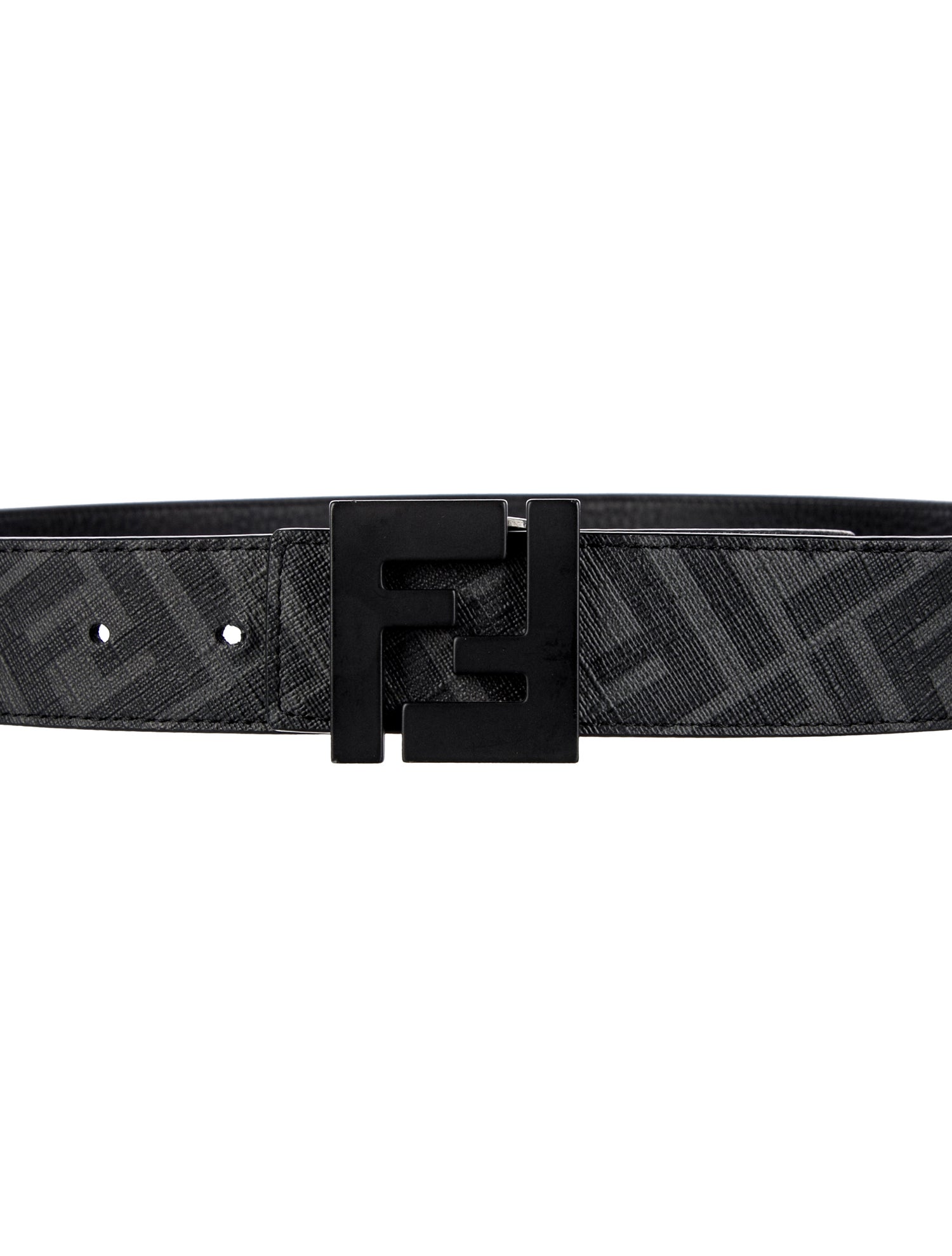 Fendi FF Squared Reversible Zucca FF Logo Waist Belt