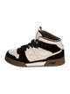Fendi Leather Colorblock Pattern Sneakers