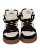 Fendi Leather Colorblock Pattern Sneakers