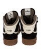 Fendi Leather Colorblock Pattern Sneakers