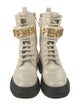 Fendi Leather Combat Boots