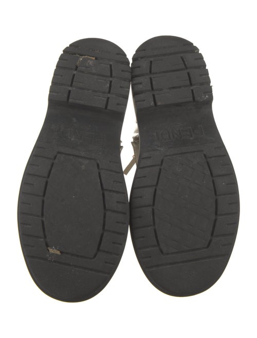 Fendi Leather Combat Boots