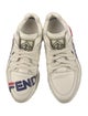 Fendi Leather Printed Sneakers