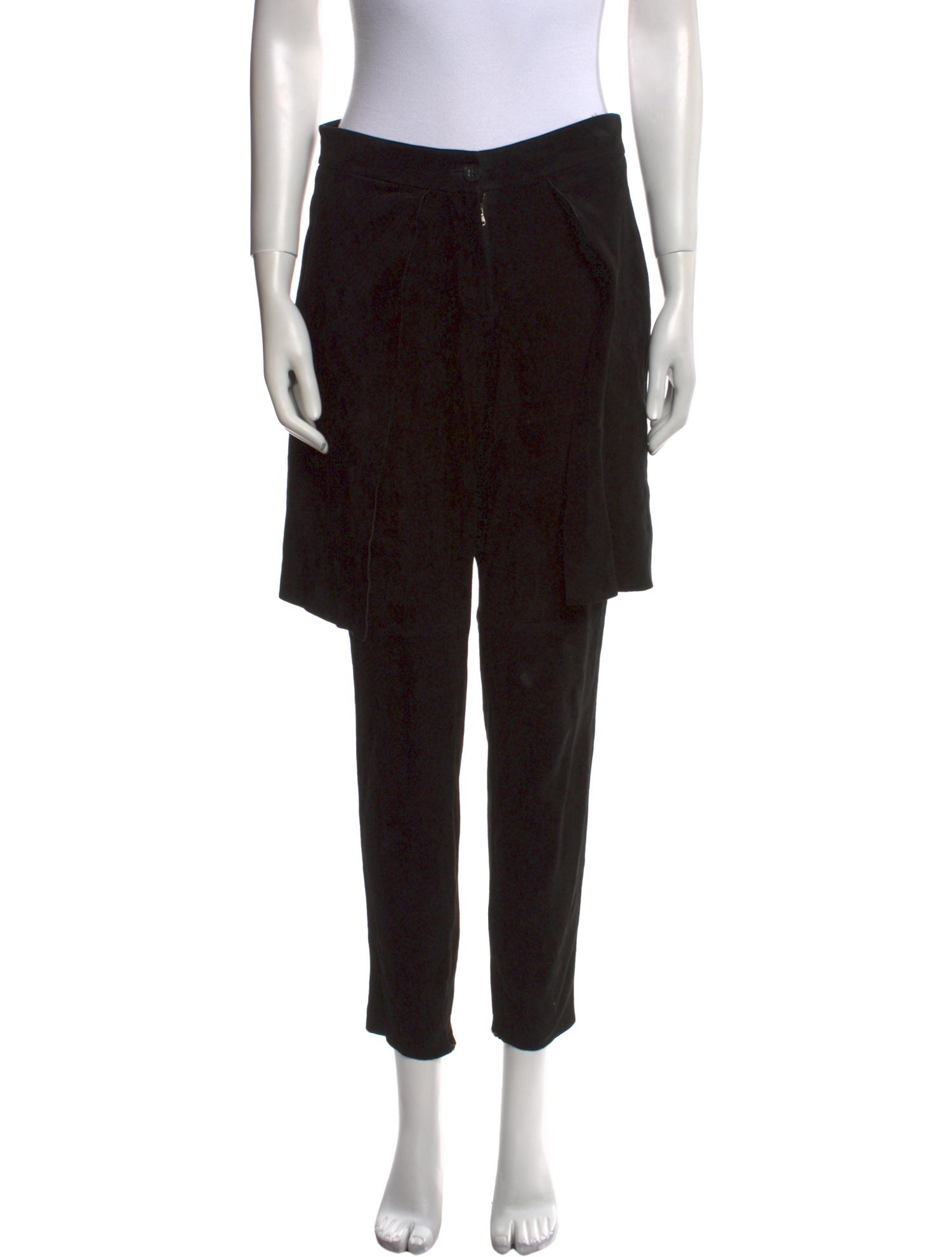 Fendi Suede Skinny Leg Pants