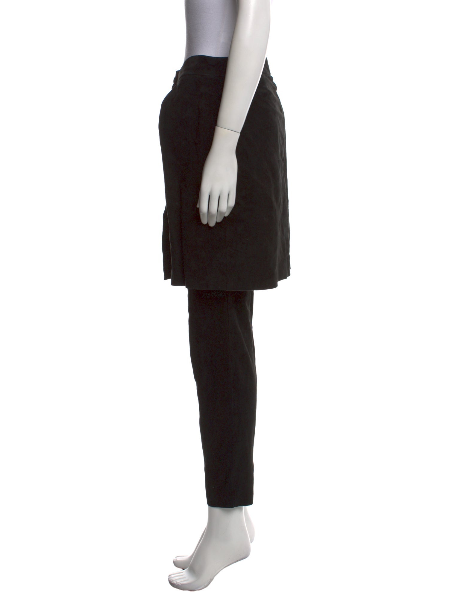 Fendi Suede Skinny Leg Pants