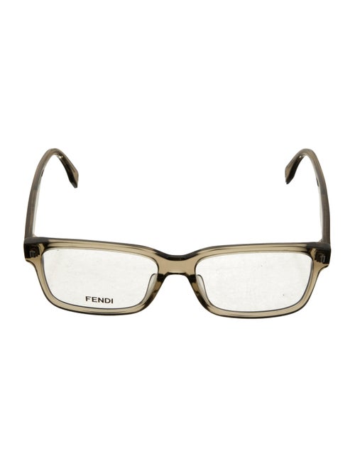 Fendi Zucca FF Logo Square Eyeglasses