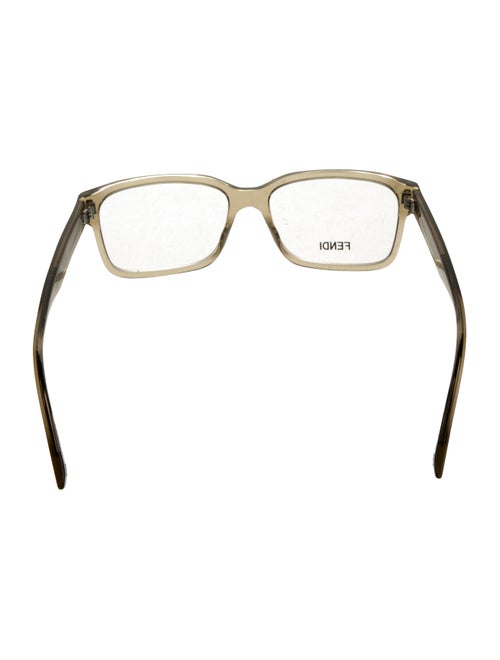 Fendi Zucca FF Logo Square Eyeglasses