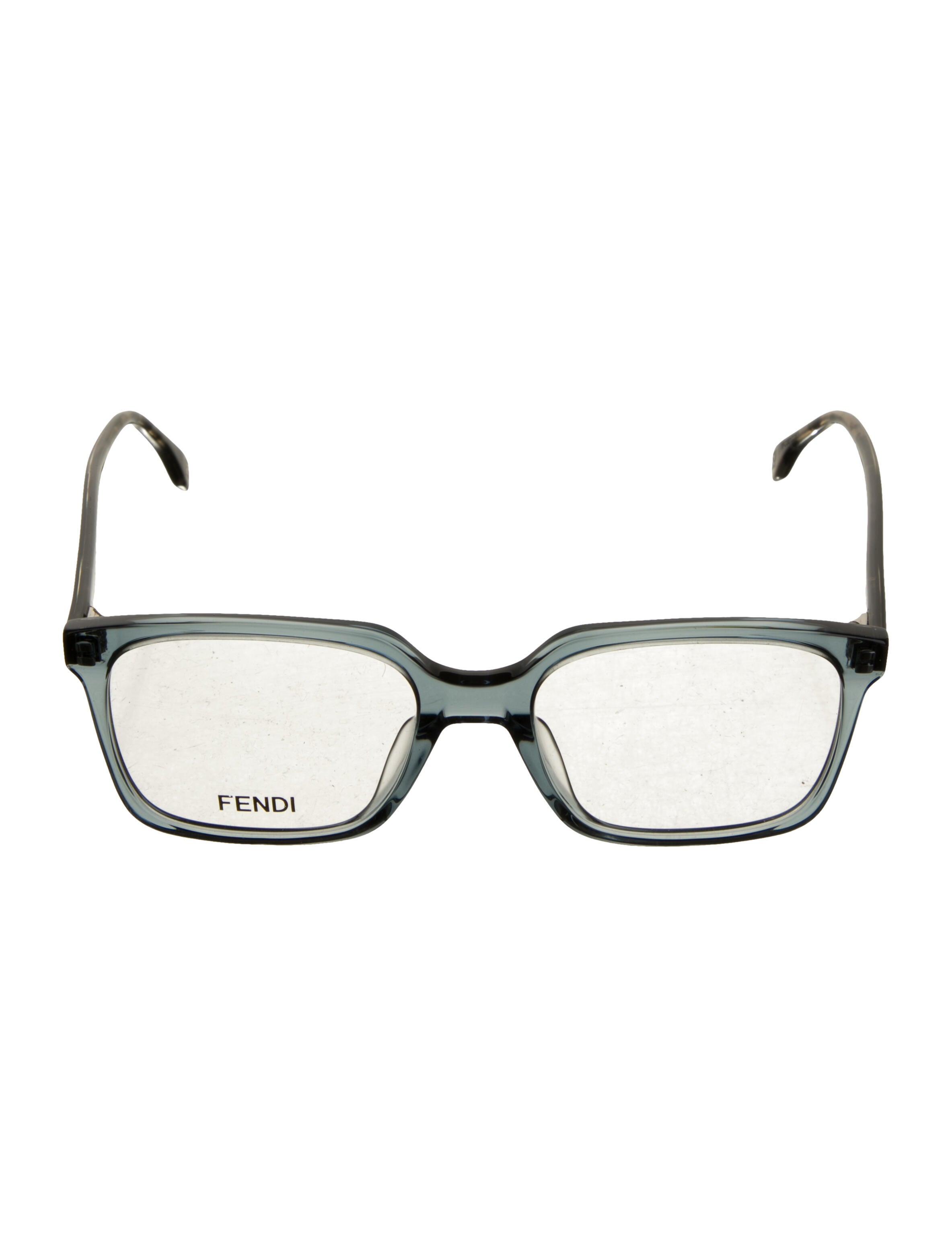 Fendi Zucca FF Logo Square Eyeglasses