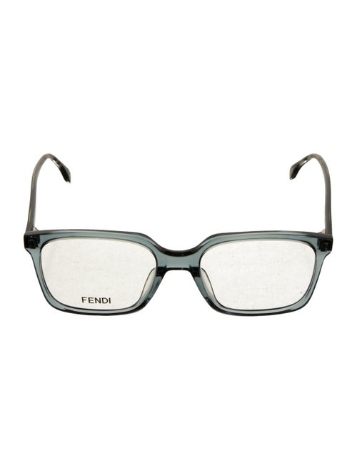 Fendi Zucca FF Logo Square Eyeglasses