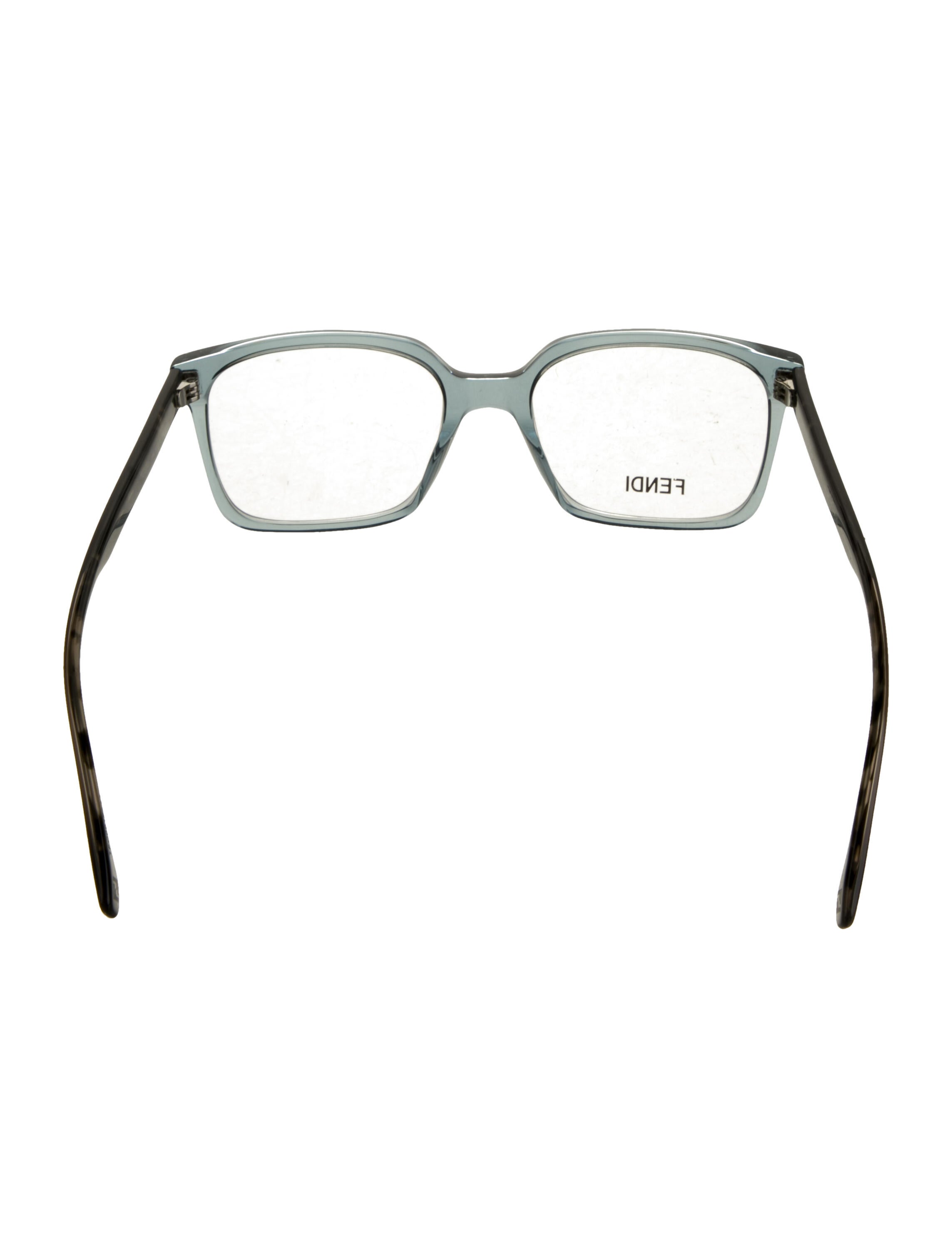 Fendi Zucca FF Logo Square Eyeglasses