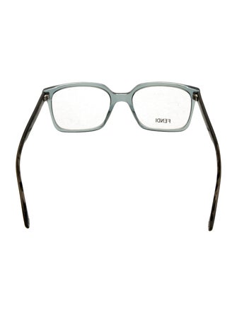 Fendi Zucca FF Logo Square Eyeglasses