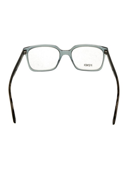Fendi Zucca FF Logo Square Eyeglasses