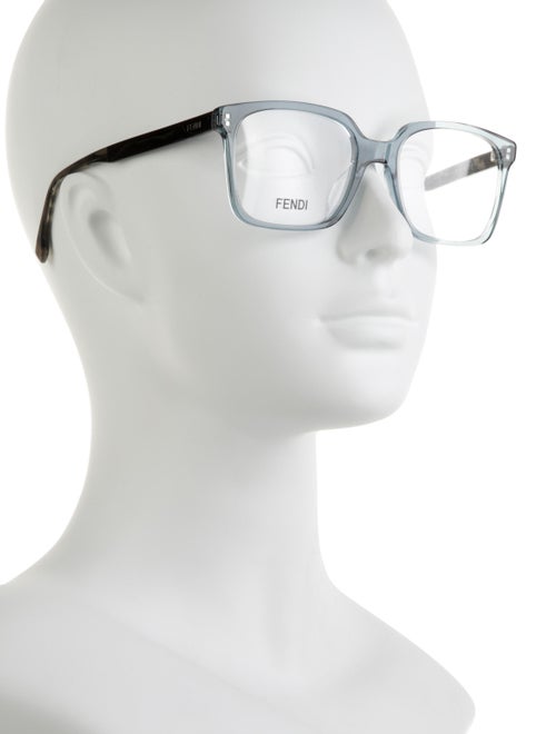 Fendi Zucca FF Logo Square Eyeglasses