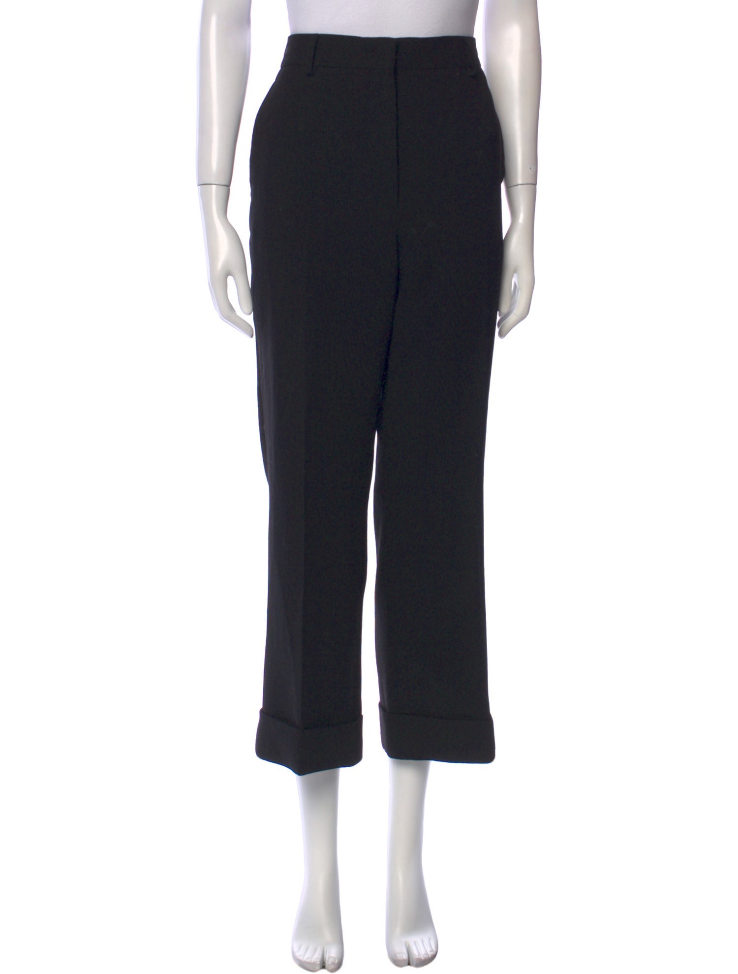 Fendi Virgin Wool Wide Leg Pants
