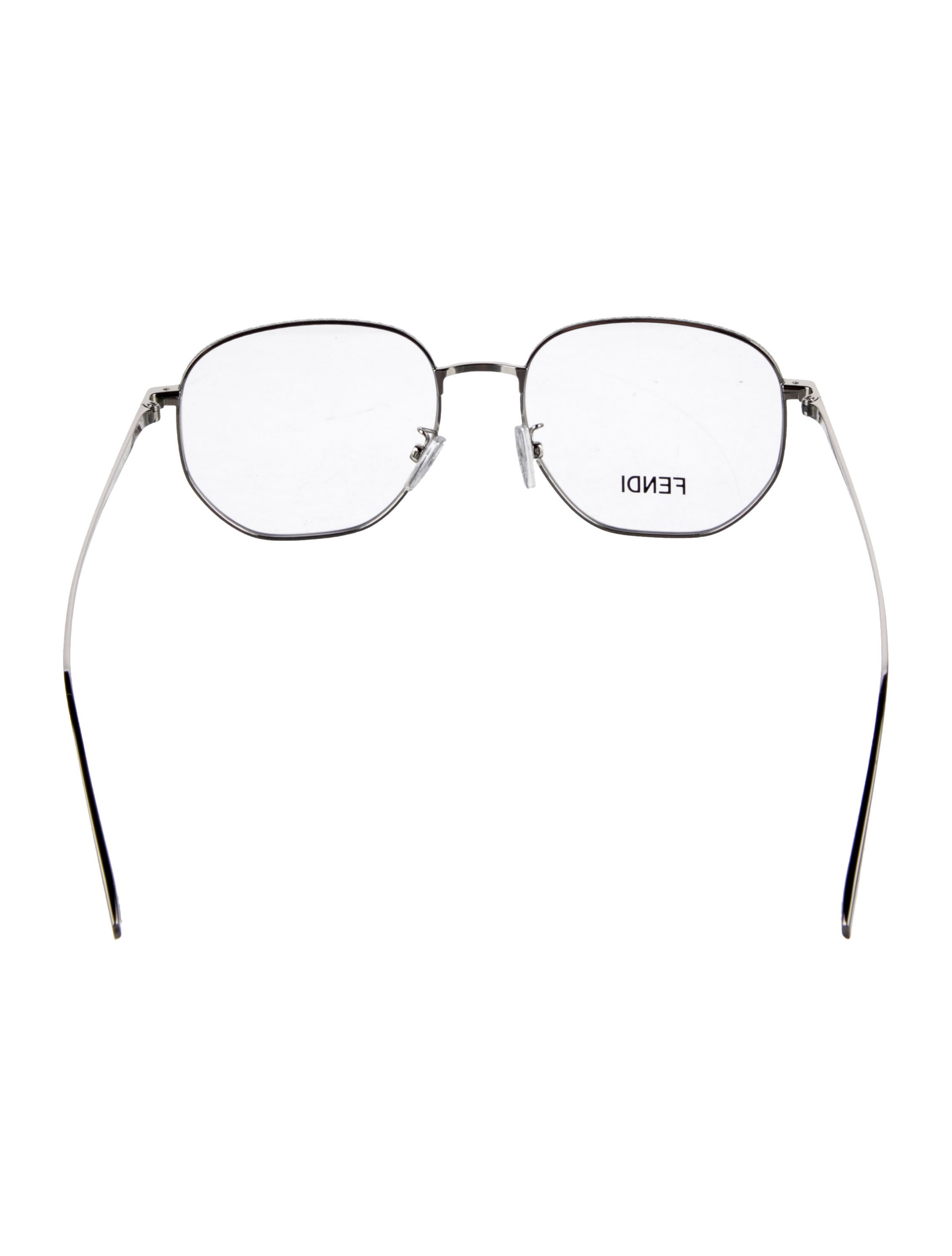 Fendi Zucca FF Logo Round Eyeglasses