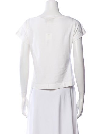 Fendi Graphic Print Bateau Neckline T-Shirt