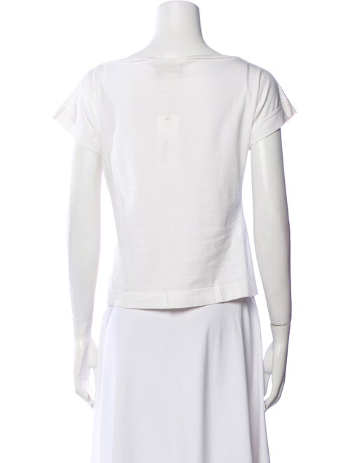 Fendi Graphic Print Bateau Neckline T-Shirt