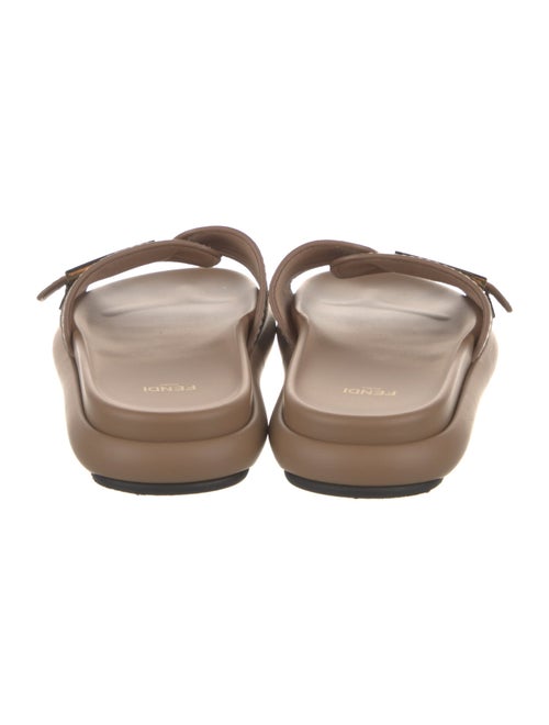 Fendi Zucca FF Logo Printed Slides