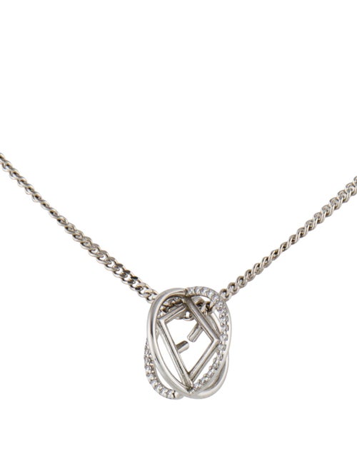 Fendi Crystal F Is Fendi Pendant Necklace