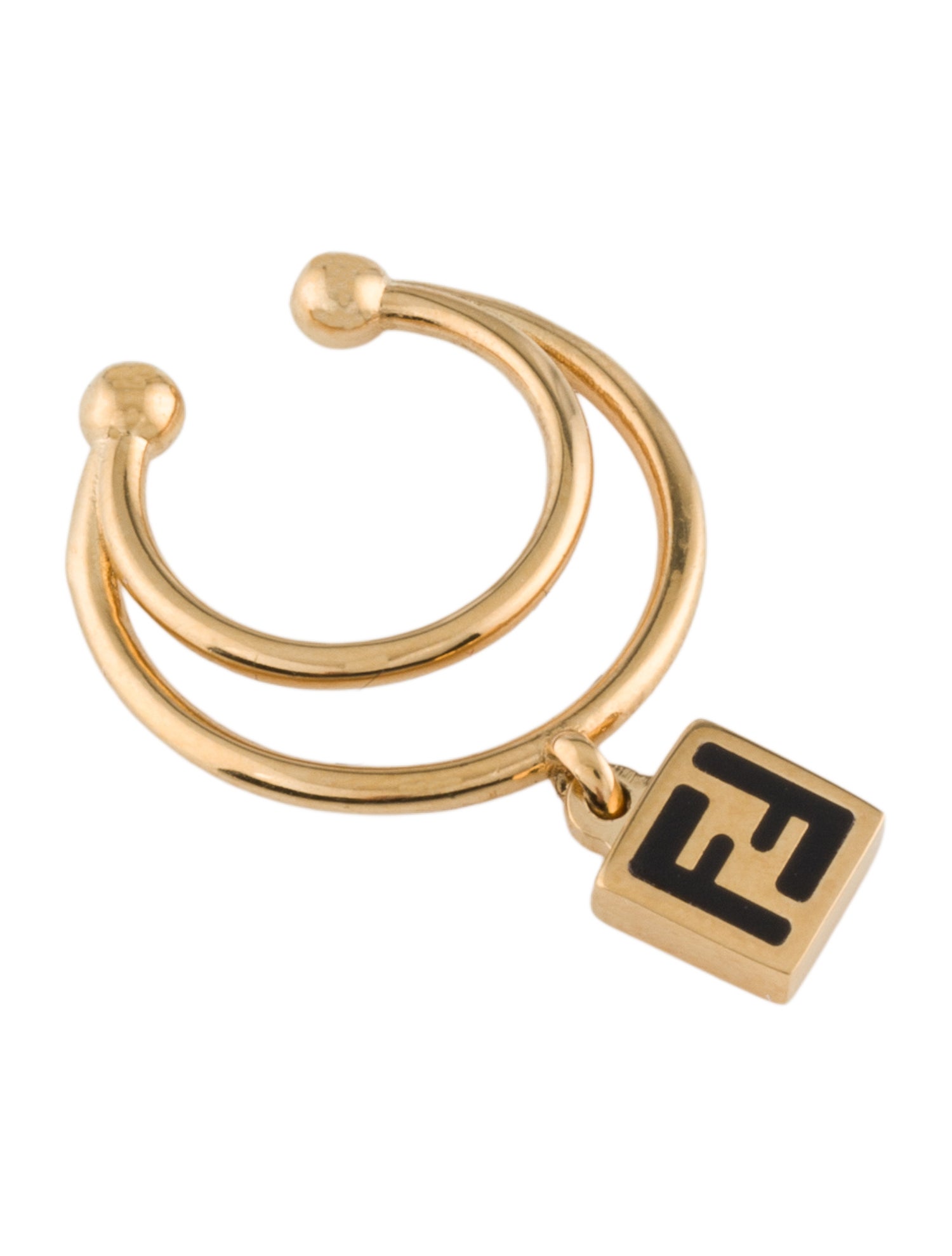 Fendi Enamel Forever Ear Cuff