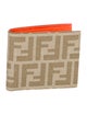 Fendi 2013 Zucca FF Logo Bifold Wallet