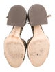 Fendi Zucca FF Logo Canvas Slingback Sandals