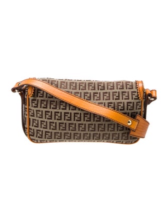 Fendi Zucchino FF Shoulder Bag