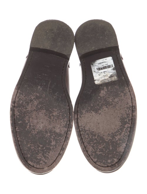 Fendi Zucca FF Logo Leather Loafers