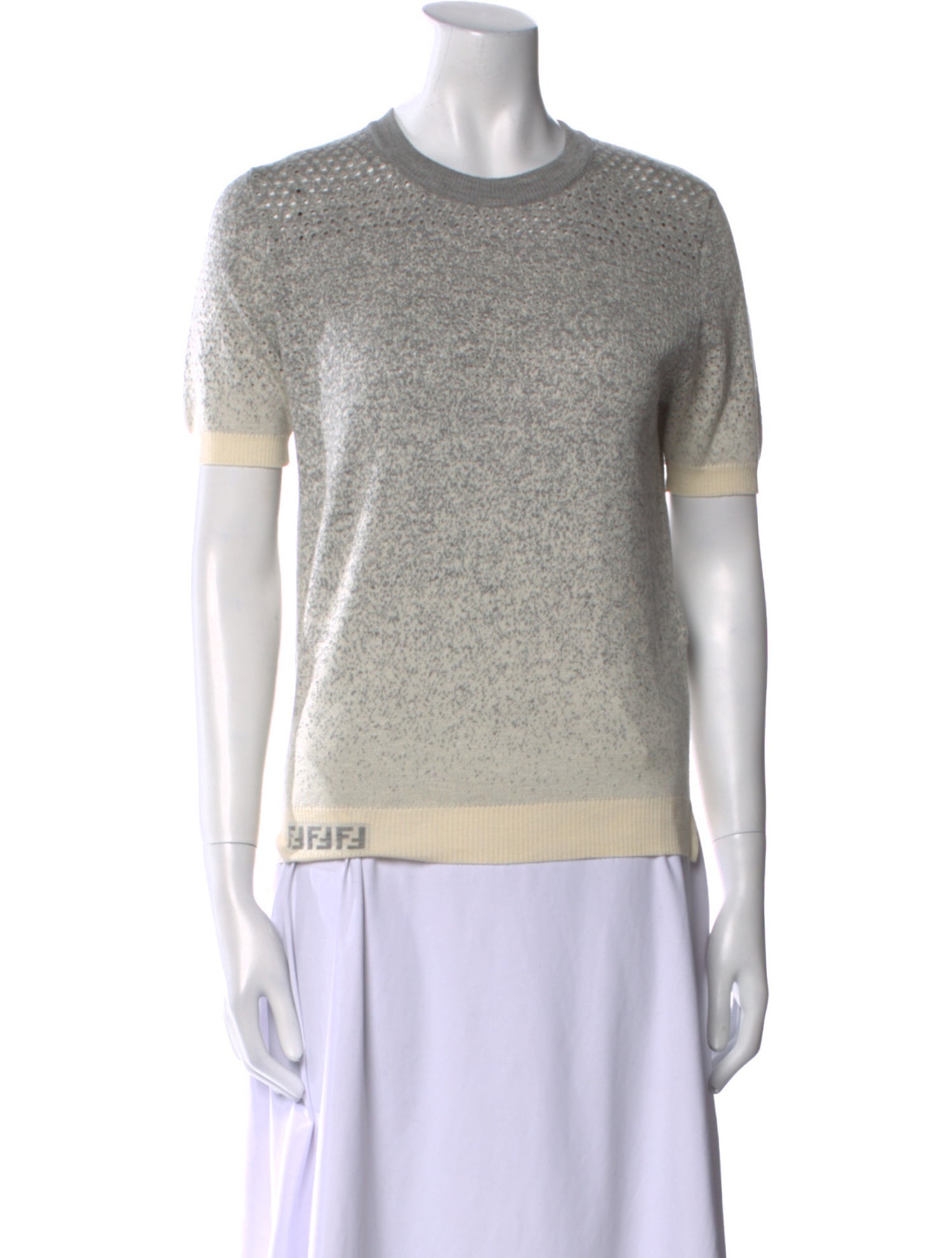 Fendi Wool Crew Neck Sweatshirt