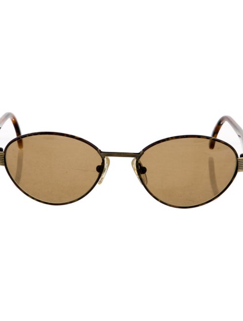 Fendi Zucchino FF Logo Round Sunglasses