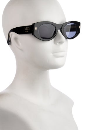 Fendi Round Tinted Sunglasses