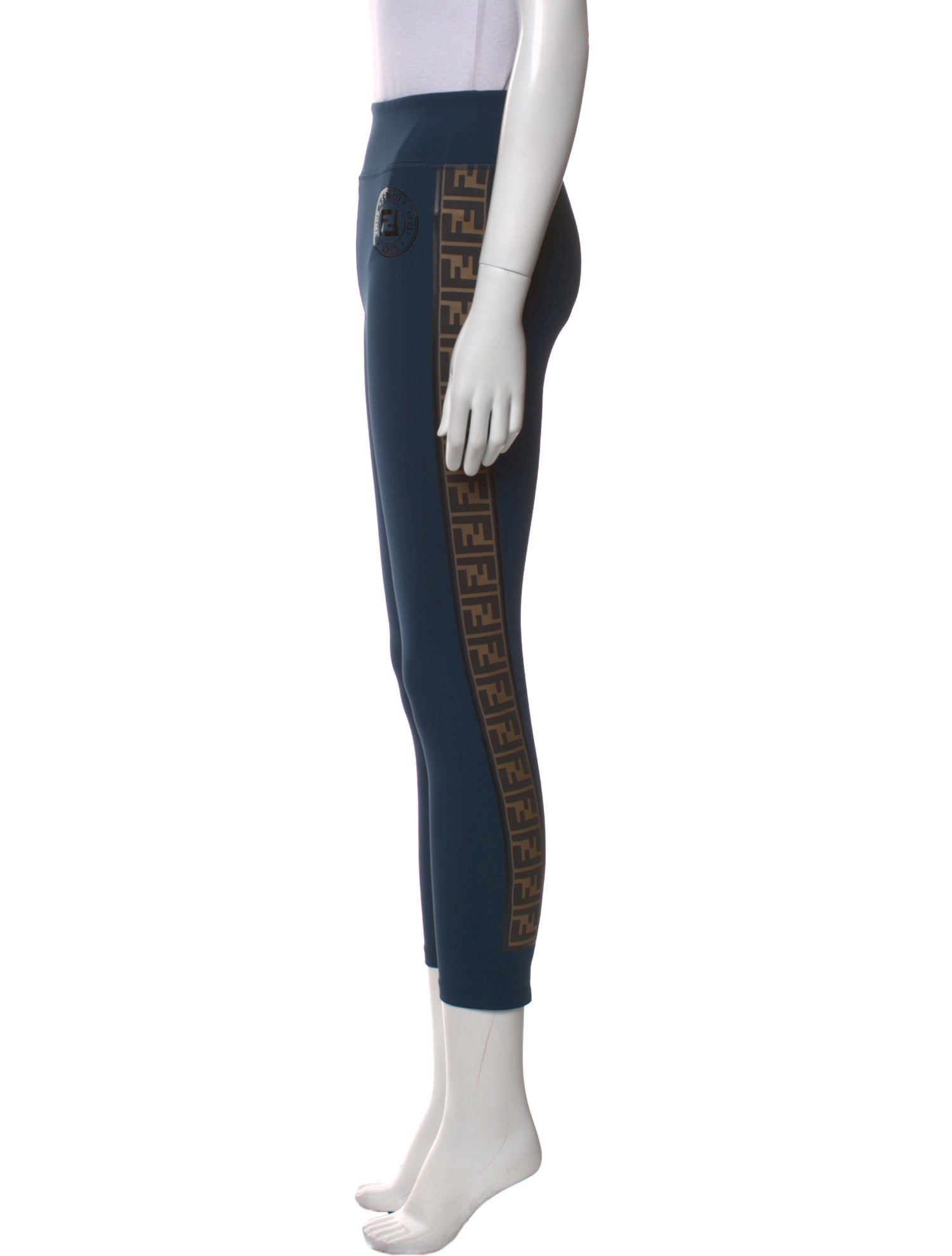 Fendi Nylon Skinny Leg Pants