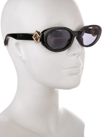 Fendi Zucca FF Logo Cat-Eye Sunglasses
