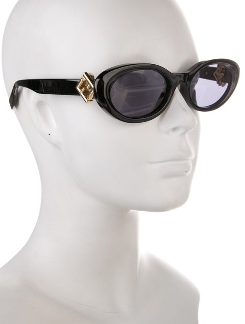 Fendi Zucca FF Logo Cat-Eye Sunglasses
