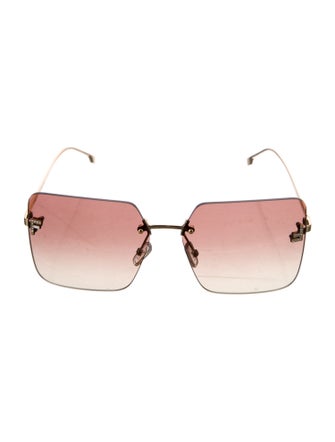 Fendi Square Gradient Sunglasses