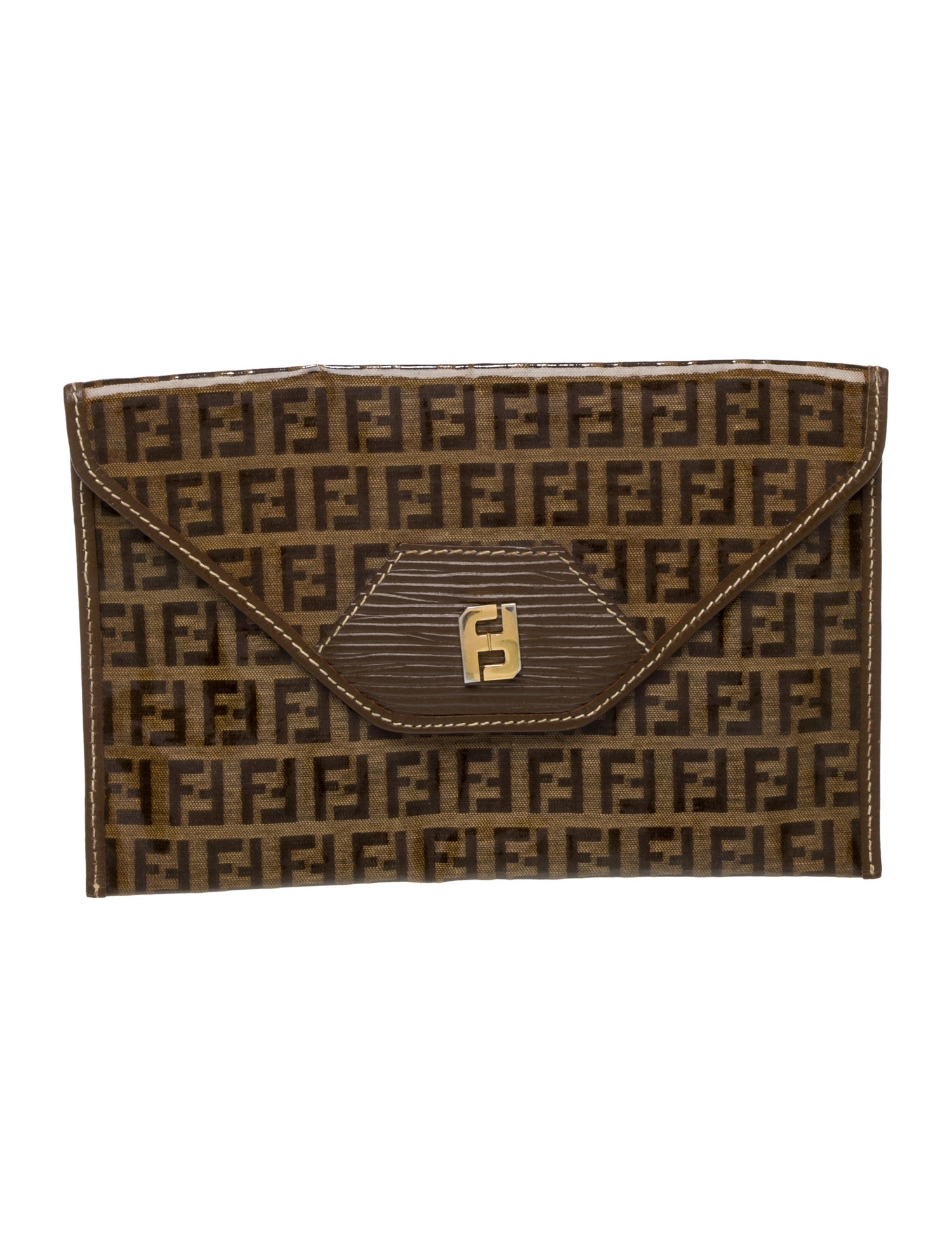 Fendi Zucchino FF Portfolio Vintage