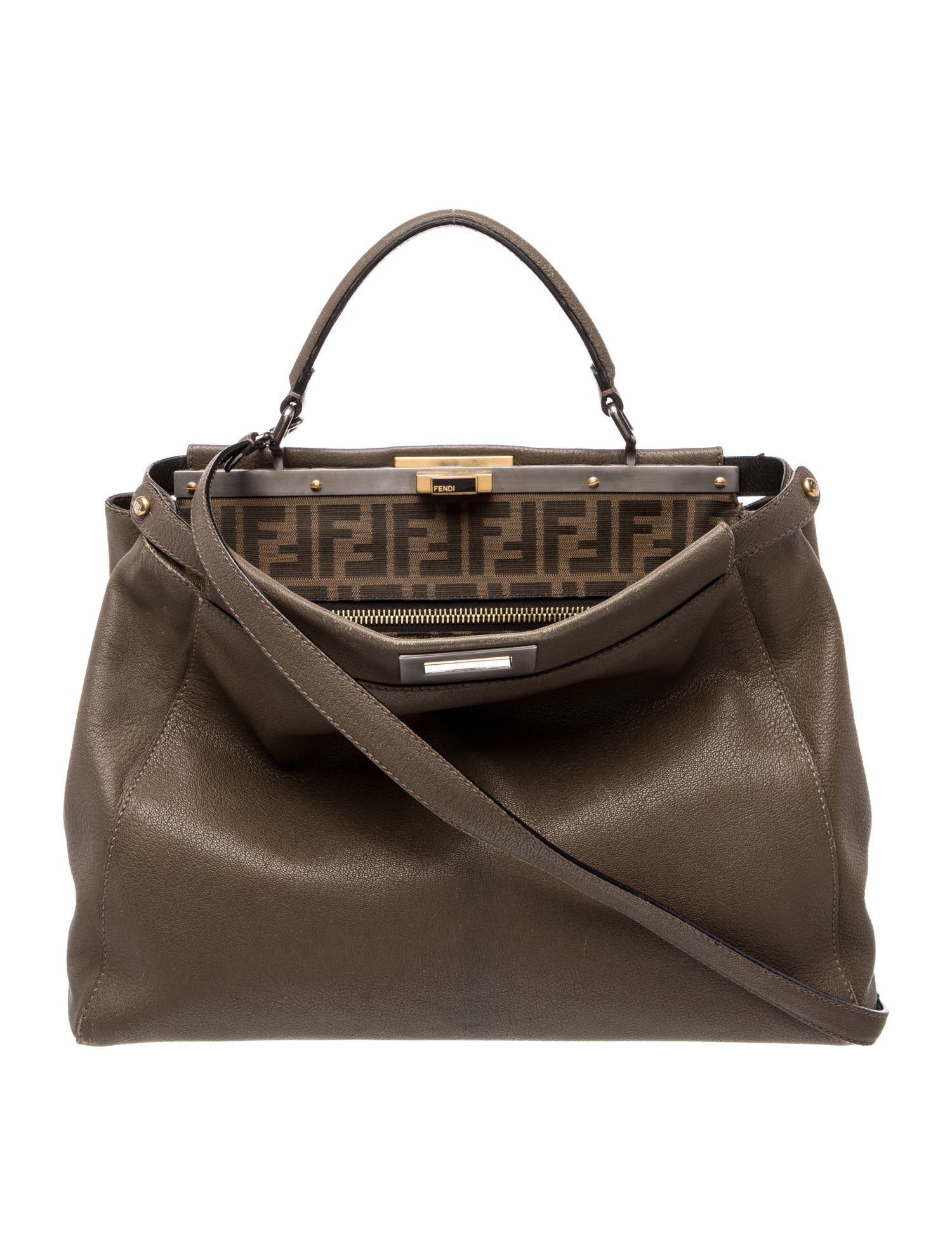 Fendi Zucca FF Peekaboo Large