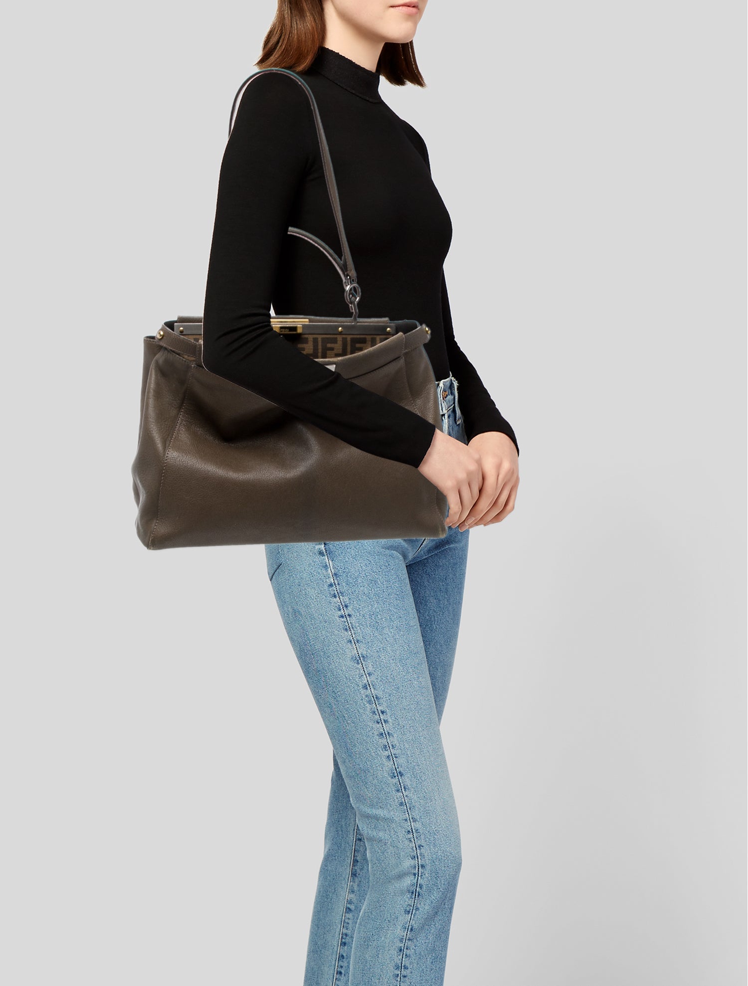 Fendi Zucca FF Peekaboo Large