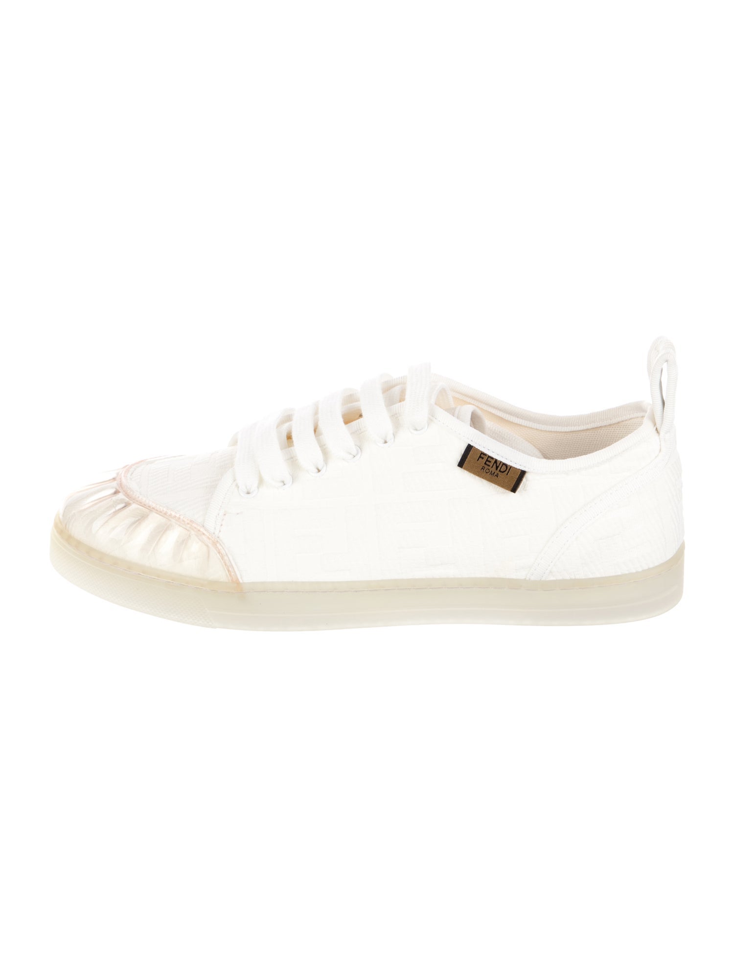 Fendi Zucca FF Logo Canvas Sneakers