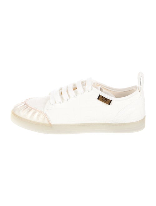 Fendi Zucca FF Logo Canvas Sneakers