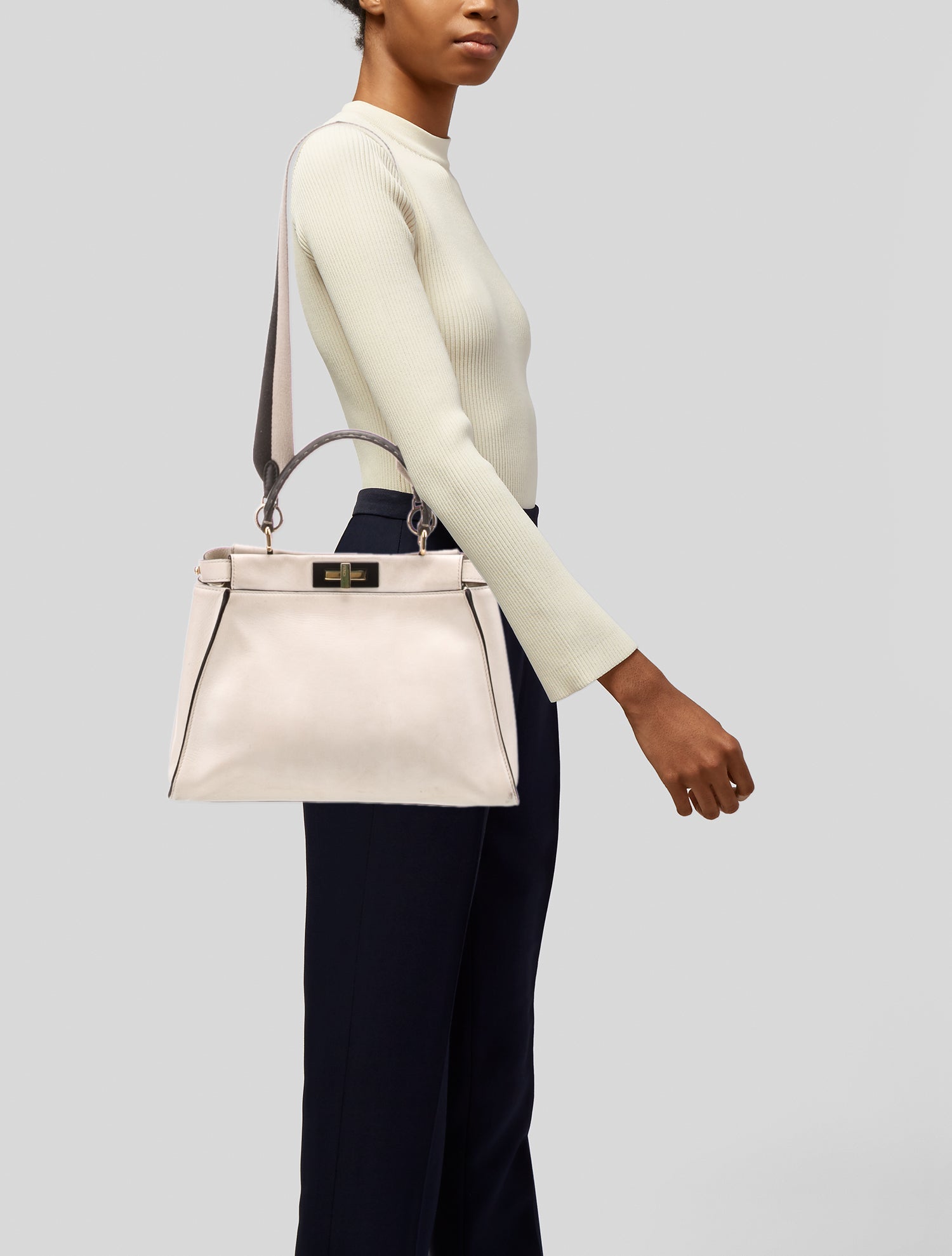 Fendi Leather Peekaboo