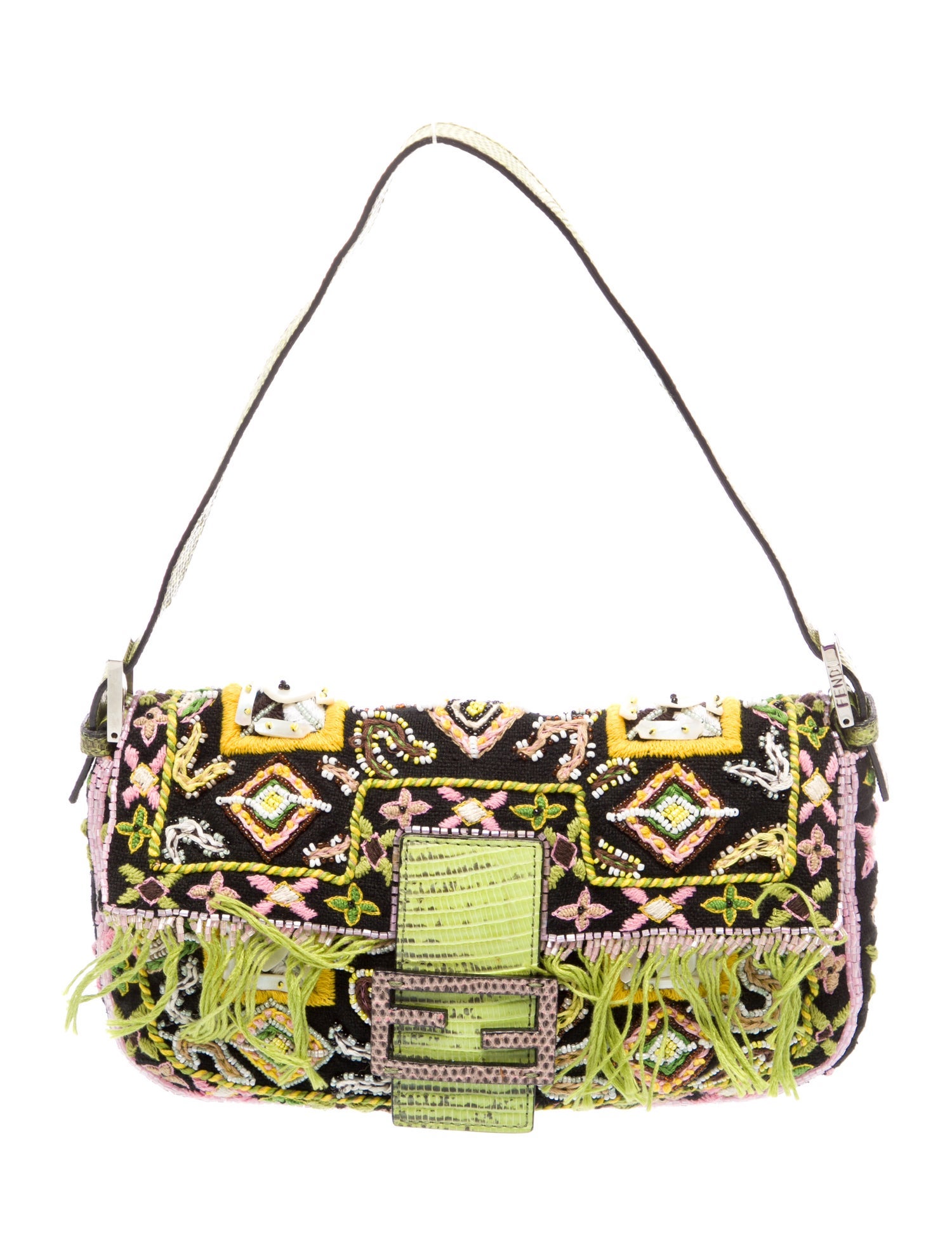 Fendi Canvas Baguette Vintage