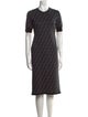 Fendi Printed Knee-Length Dress