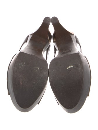 Fendi Zucca FF Logo Leather Slides