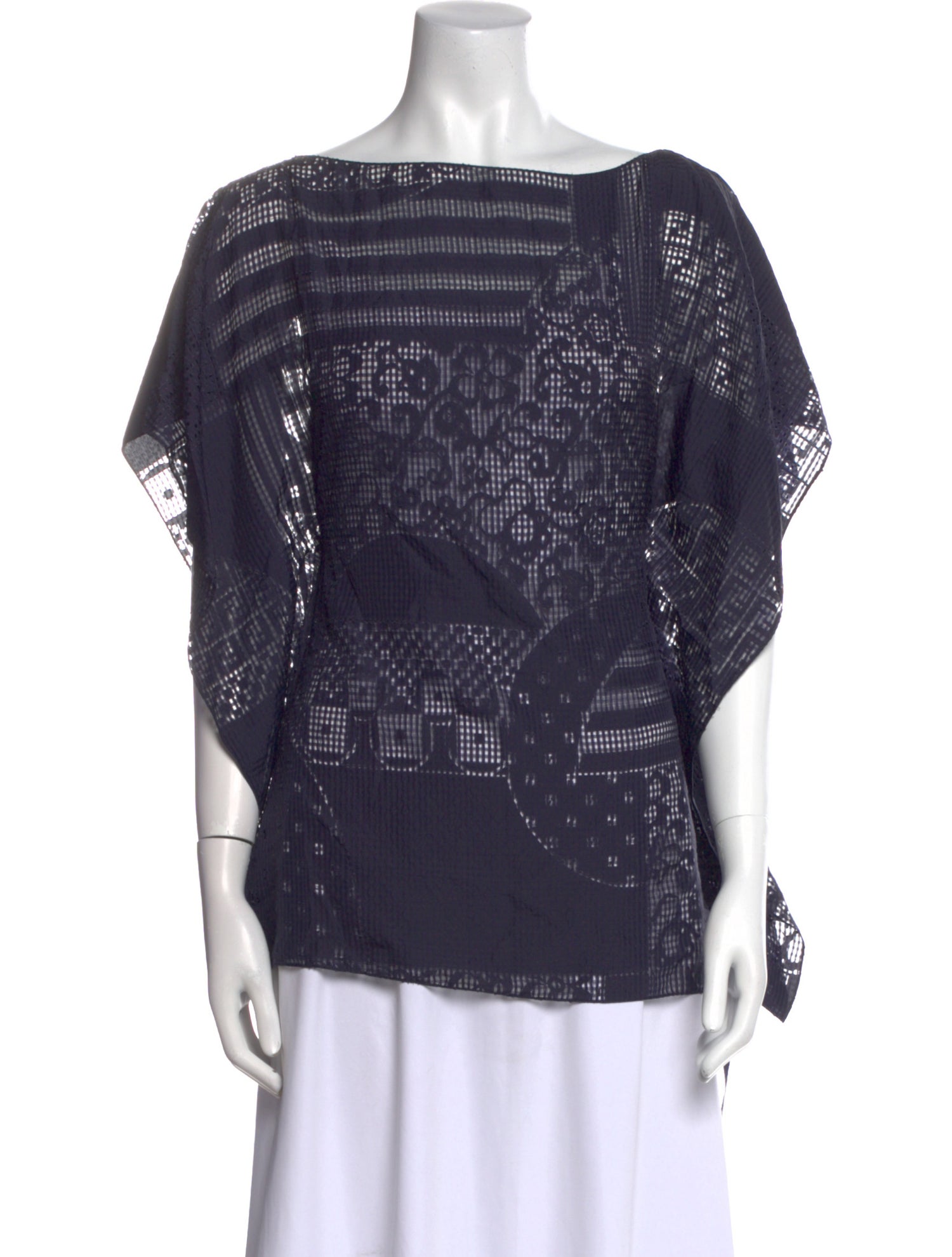 Fendi 2025 Bateau Neckline Blouse