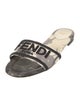 Fendi Canvas Printed Slides